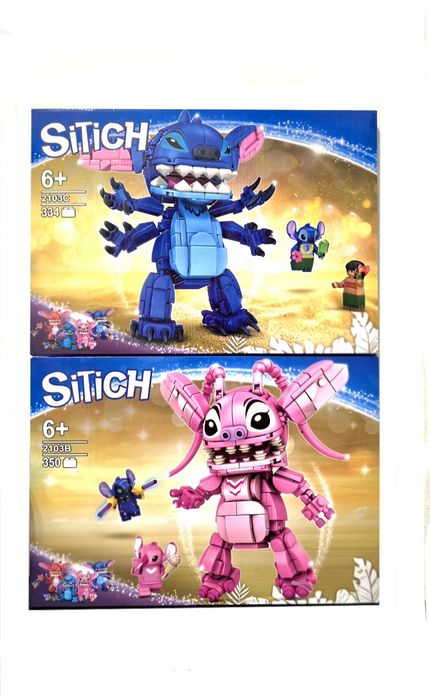 Nowe klocki Stich Angie figurki figurka kompatybilne z Lego