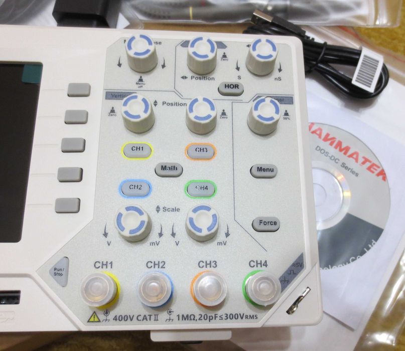 Осциллограф Цифровой. Четыре канала. 110 МГц, 1 Гвыб/с,