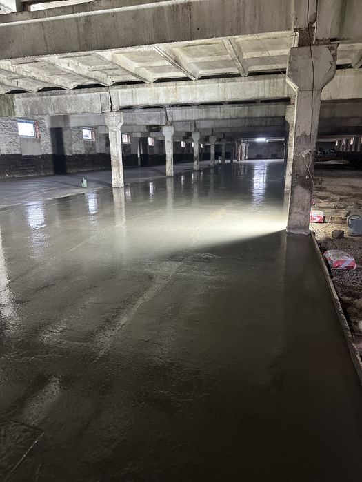 Промислові бетонні підлоги , полистиролбетон , напівсуха стяжка