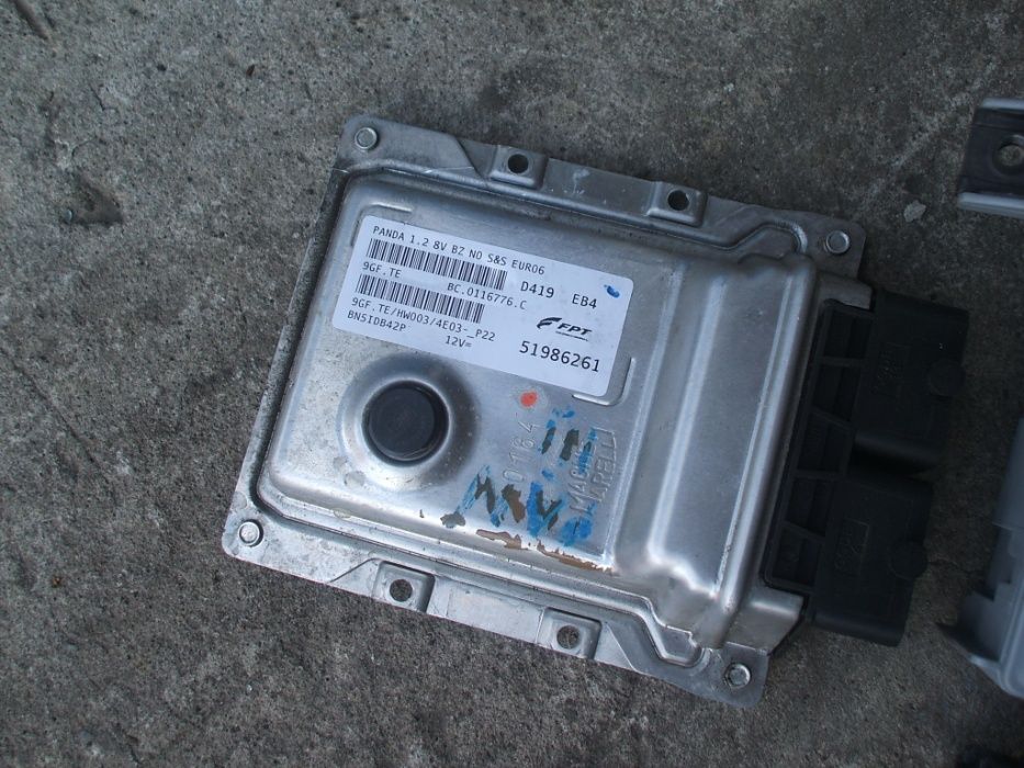 Komputer sterownik silnika zestaw startowy Fiat Panda III 1.2 8V
