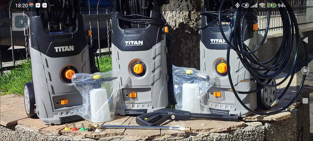 Мийка високого тиску. Titan 150 бар, 2200w
