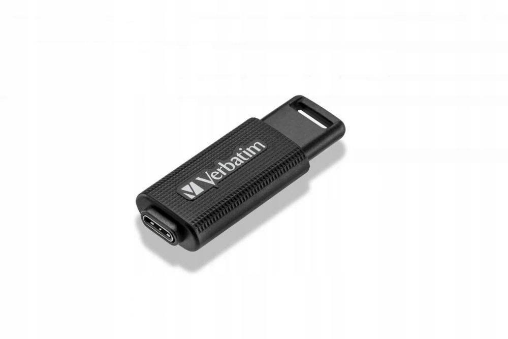 outlet pendrive verbatim 64 gb usb 3.1 typ c czarny plug & play