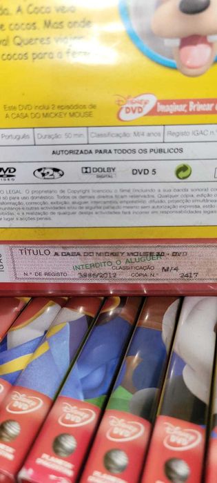 Coleção DVDs A Casa do Mickey Mouse - Planeta DeAgostini (Lote)