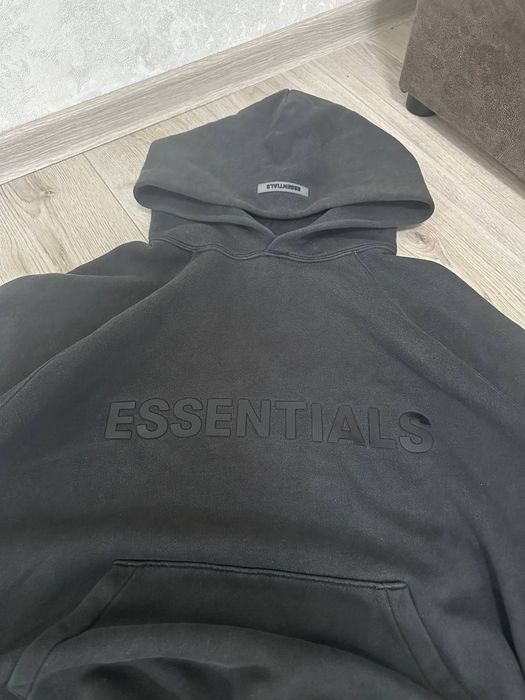 Essentialls Black Hoodie