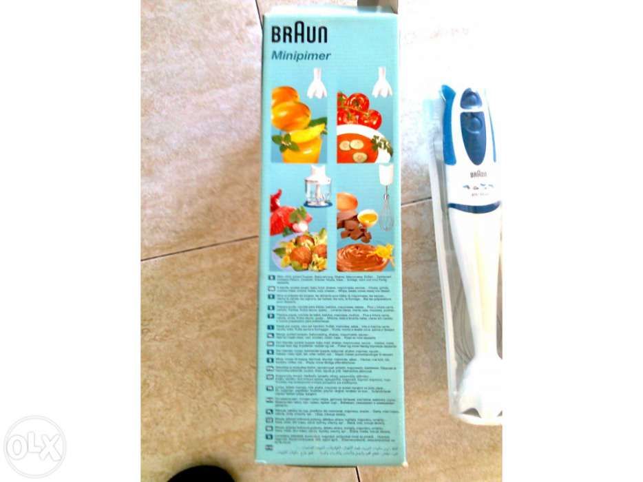 Varinha Magica Braun 400w com vários acessórios