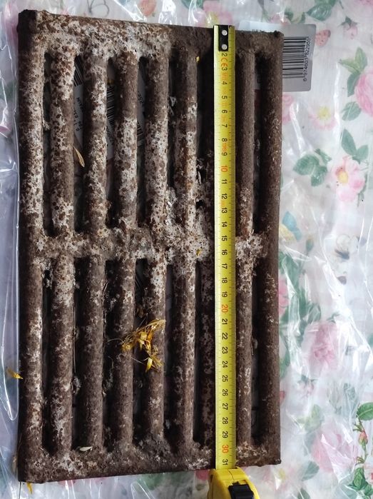 Ruszt stalowy ciężki gruby spaw.