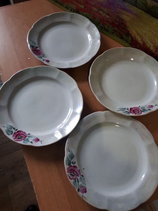 Наборы, тарелки , блюдце антиквариат