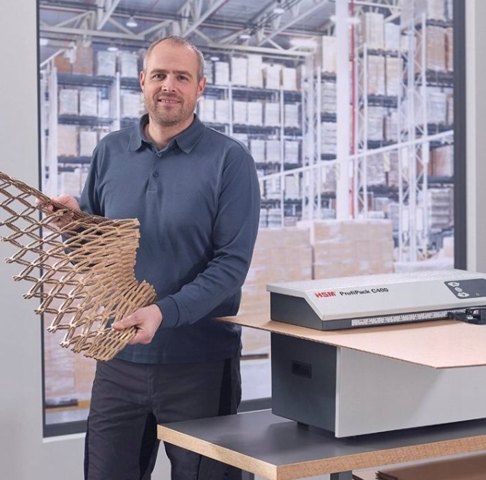 HSM ProfiPack C400 Urządzenie do produkcji wypełniacza ! Od ręki !