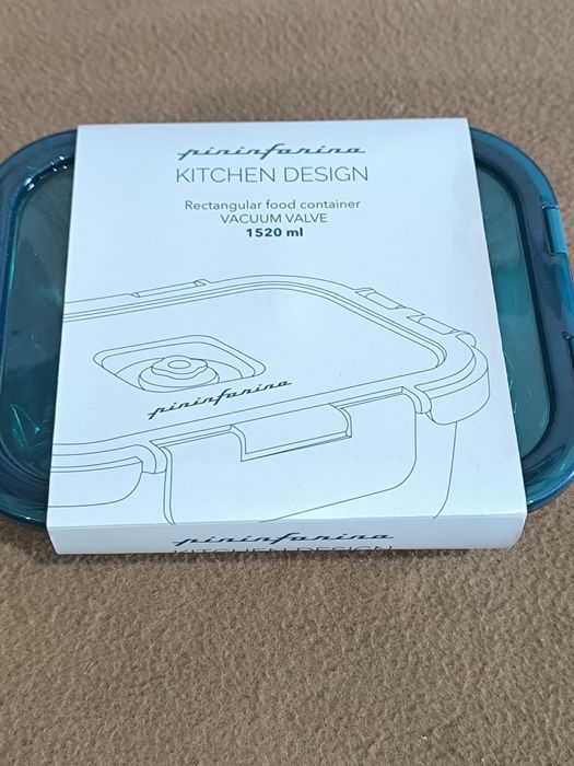 Recipiente retangular para alimentos Pininfarina