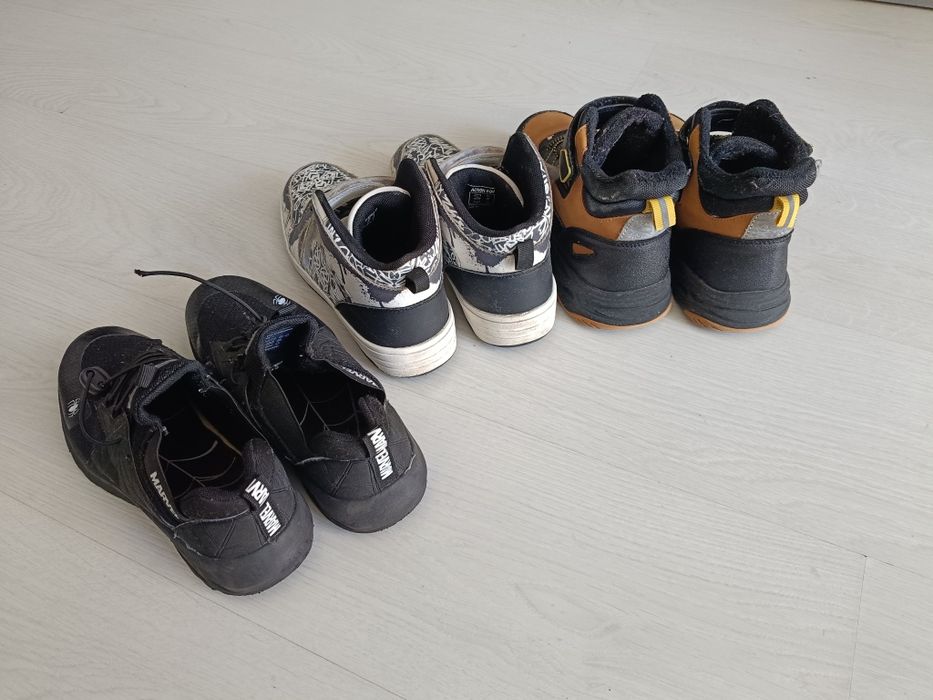 Zestaw 3 par butów buty adidas trapery sneakersy 36 37