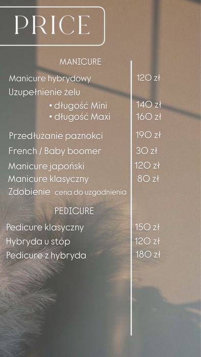 Manicure / pedicure