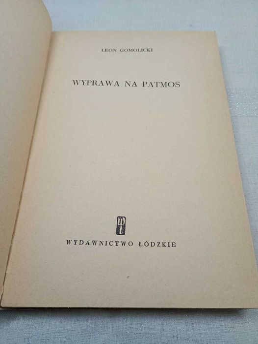 Wyprawa na Patmos. Leon Gomolicki