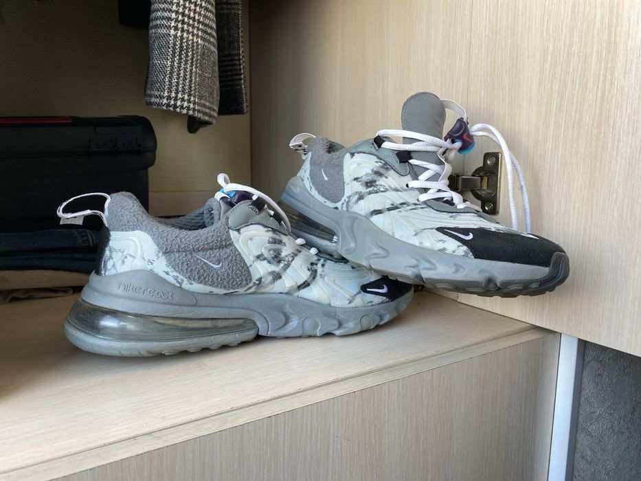 Кросівки Nike Air Max 270 React Travis Scott Cactus Black Grey