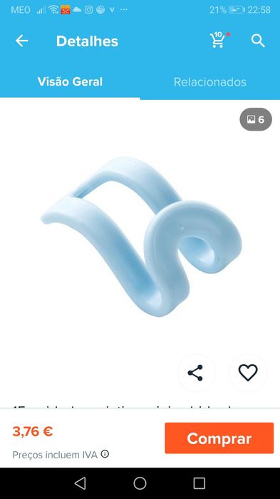 Cabides antiderrapantes.