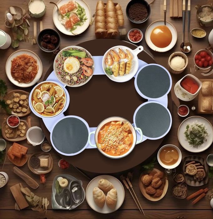 Обертовий стіл для сервірування страв