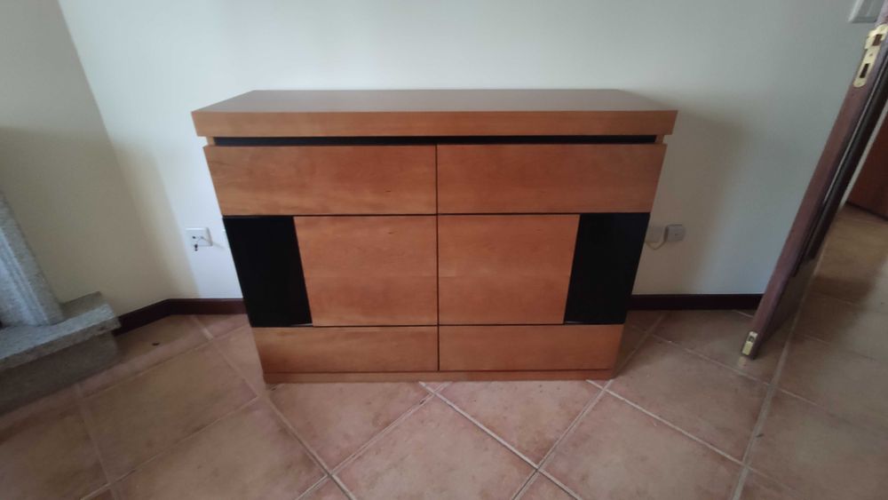 Conjunto sala de jantar - madeira cerejeira