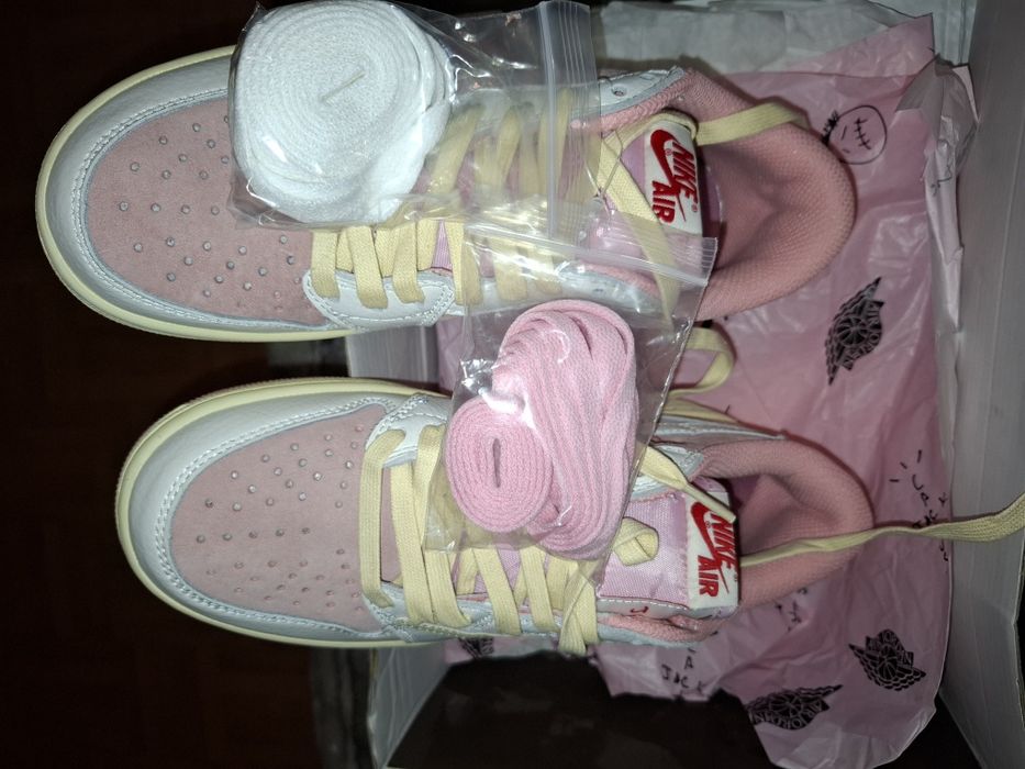 Trawie Scott Air Jordan 1 Low OG sail_pink rozm 38