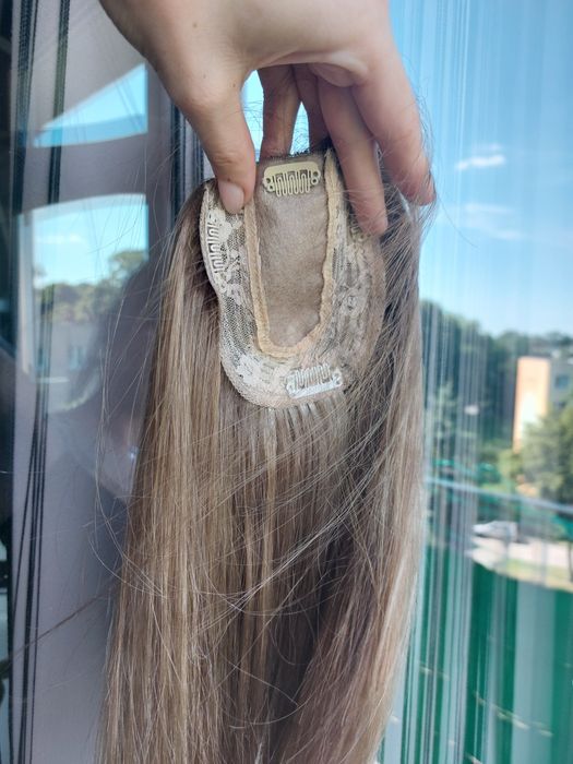 Topper 100% naturalny włos