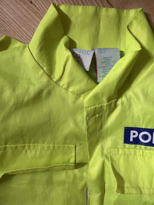 Kurtka przebranie policja 5-7 lat odblaski