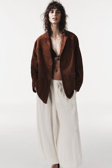 Blazer S Oversize 100%pele (Novo)