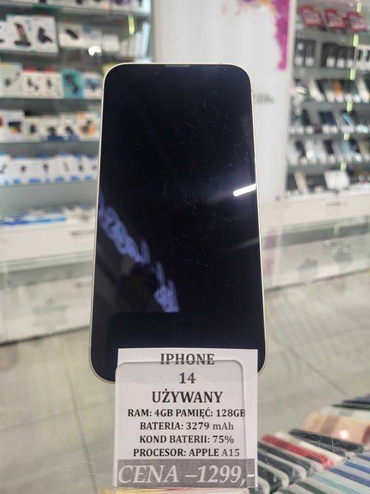 Iphone 14 128GB Bat 75% Telakces Felicity *Raty 0%