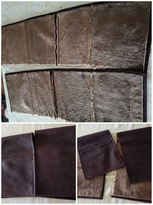 Кусочки кожи и меха