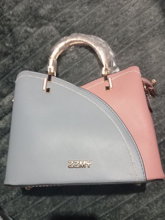 Сумка жіноча рожево/блакитна