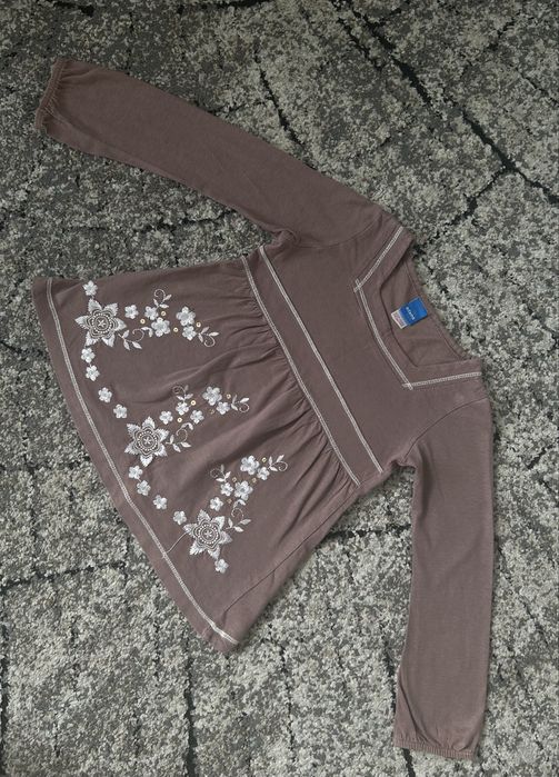 zestaw 5 pak multipack longsleeve długi rękaw dla dziewczynki 4-5 lat