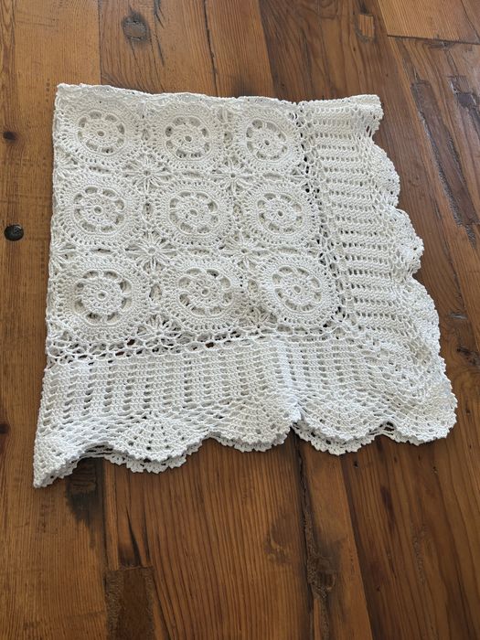 Toalha crochet 78x78