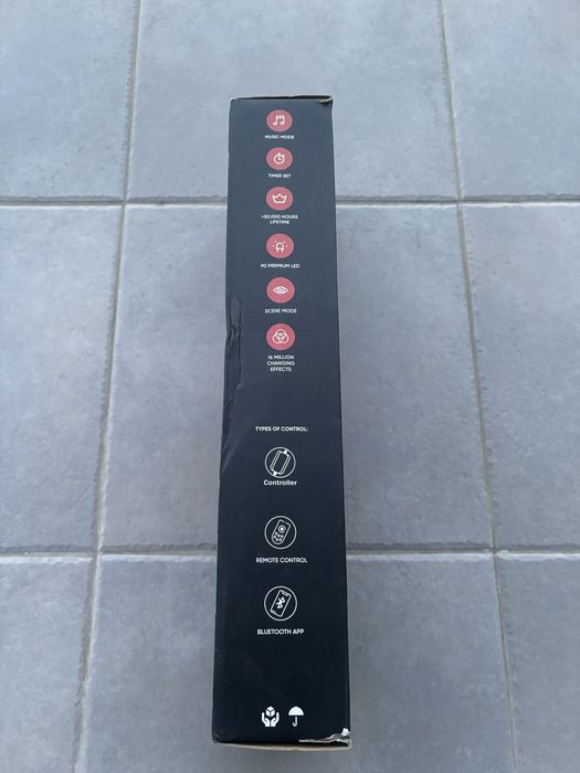 Luz led colorida alta