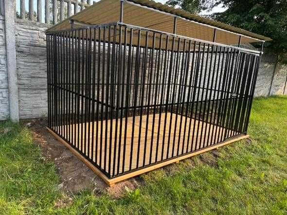 Kojec dla psa_ solidny_ stalowy/ wysoka jakość