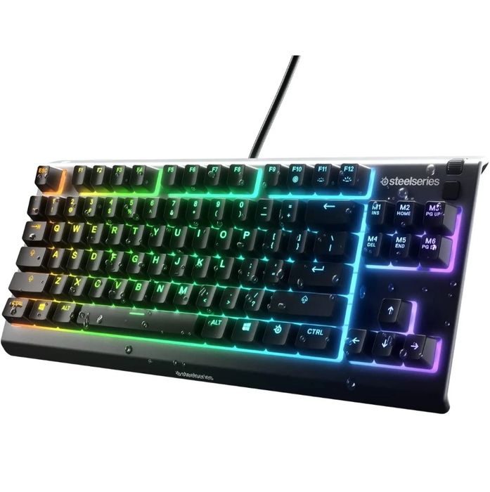 klawiatura SteelSeries Apex 3 TKL w kolorze czarnym.