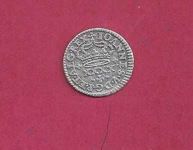 MONARQUIA D. JOÃO V MEIO TOSTAO  50 REIS PRATA