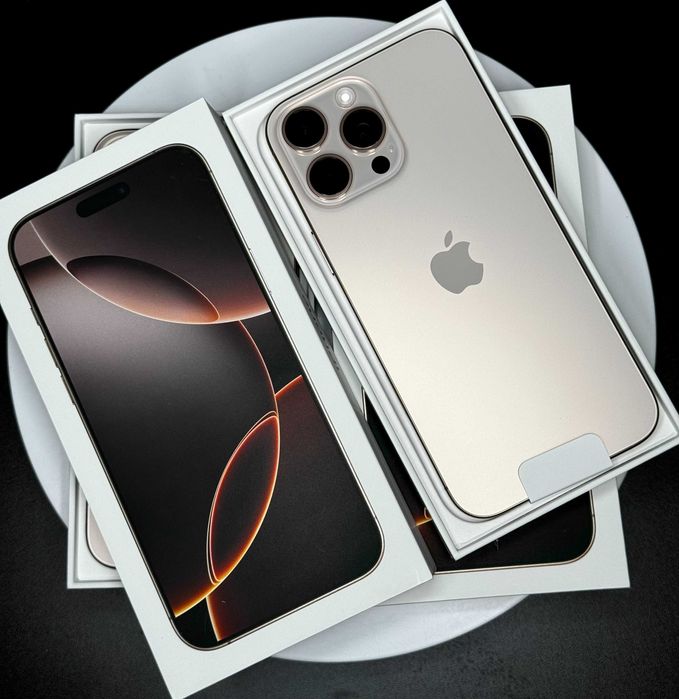 Apple iPhone 16 Pro Max 256 GB Desert ESIM Open Box BAT 100% gw apple