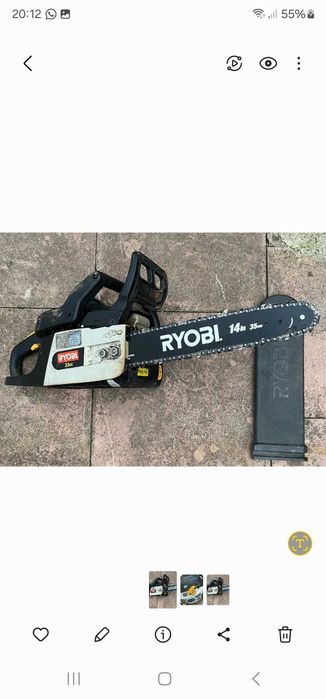 Pily motorowe pilarki ryobi