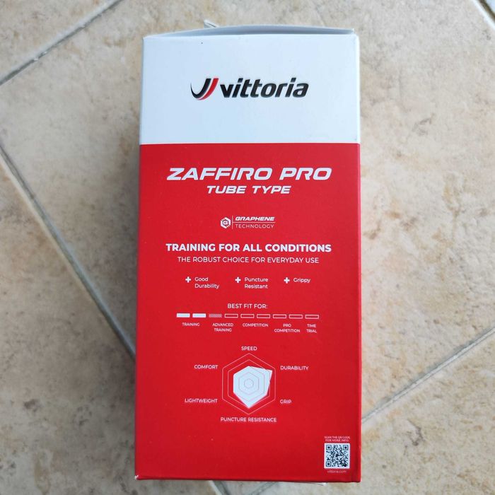 Pneu Vittoria Zaffiro Pro Graphene 2.0 32-622 Tube Estrada Dobrável