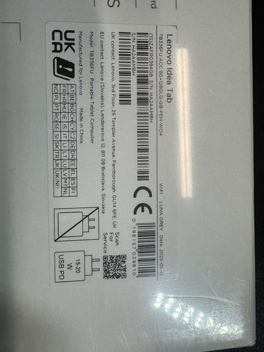 Lenovo idea tab tb336fu 8gb/128 wifi