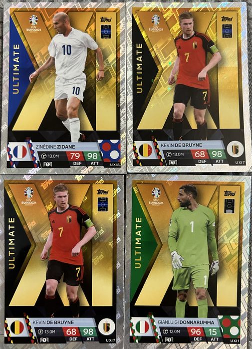 Cartas de coleção Match Attax Raras