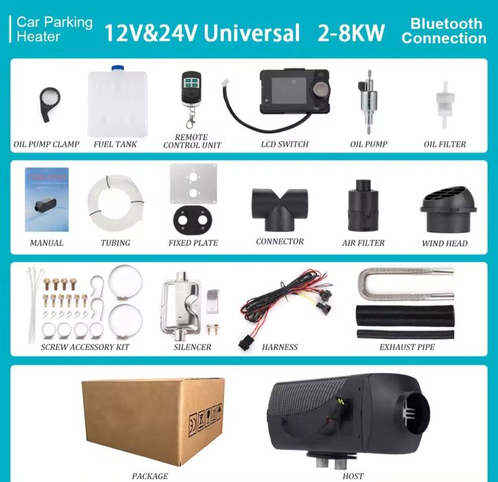 Продам автономний обігрівач(автономку) 12-24в.для авто