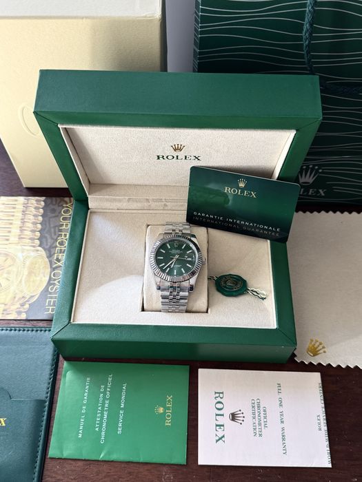 Rolex Datejust Mostrador Verde