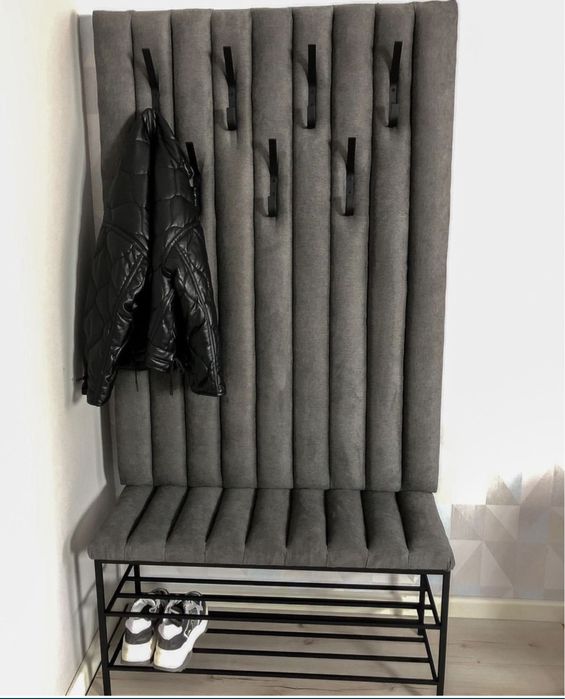 Акція! Вішак-панно для одягу та банкетка, вішалка, банкетка для взуття