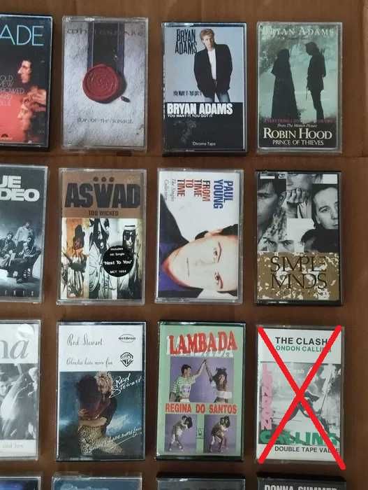 Várias Cassetes Antigas Internacionais #C01L03