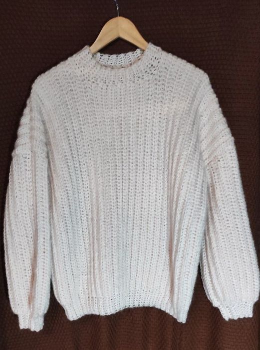 Оверсайз свитер ручной работы