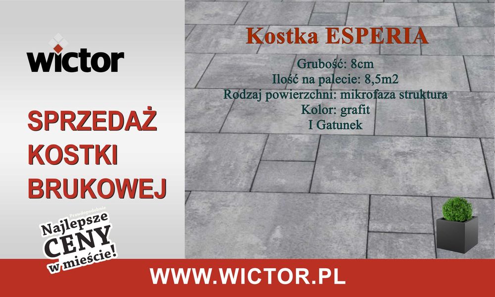 Kostka brukowa Esperia KOST-BET- sprzedaż kostki brukowej