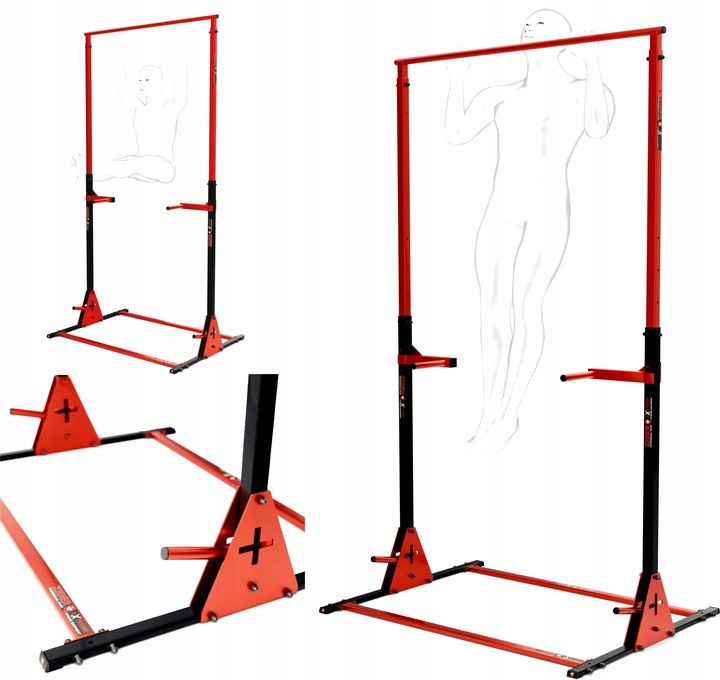 Wysokie Poręcze Stacjonarne Zider Extreme - 400kg + 300kg Dip Pozostałe Fitness