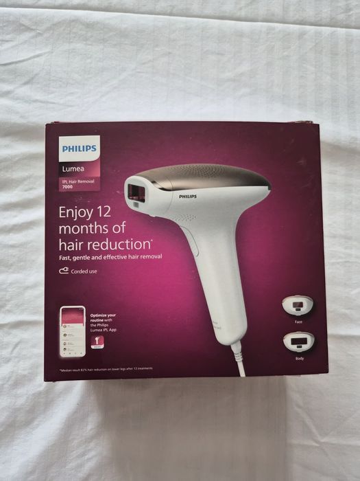 Фотоепілятор Philips Lumea 7000 +додаток на телефоні
(використовував