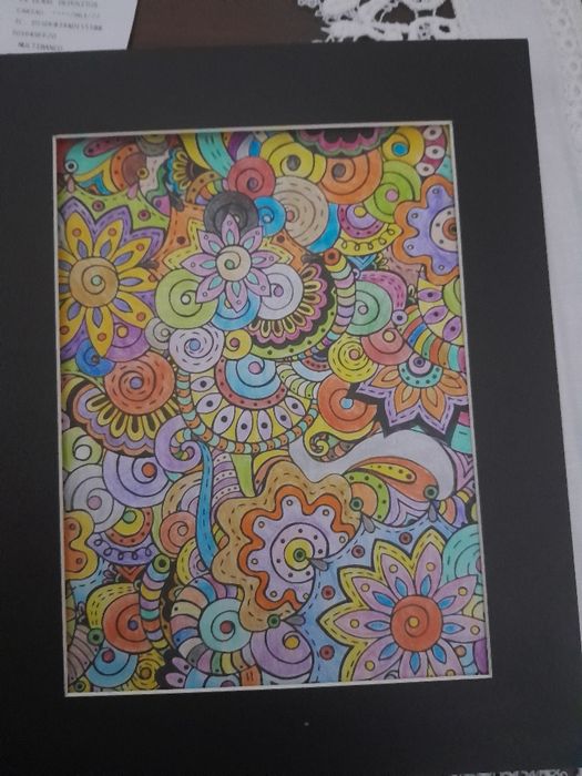 Moldura de parede mandala