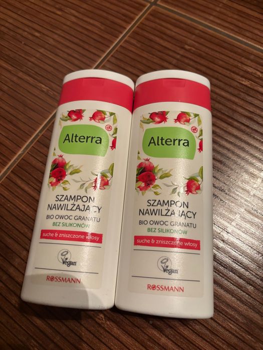 Szampon nawilżający Alterra nowe 2 sztuki
