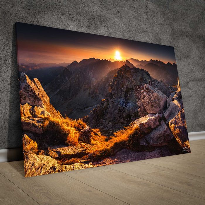 Piękne obrazy ścienne na płótnie Canvas 360G AUTORSKIE TATRY WYSOKIE
