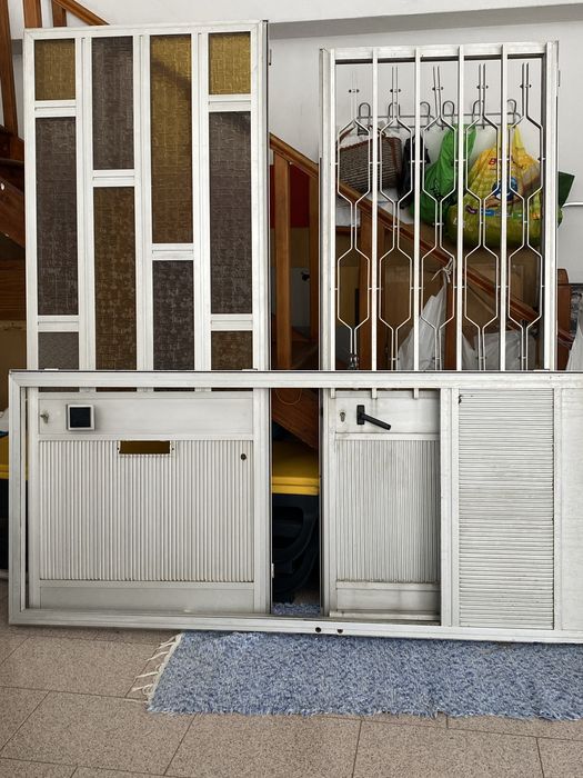 Portas em aluminio.